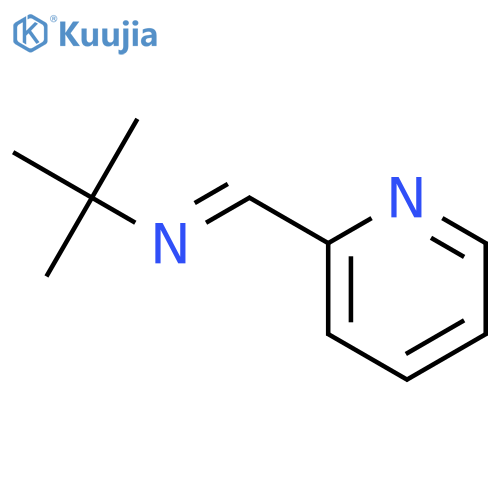 2-Propanamine, 2-methyl-N-(2-pyridinylmethylene)- structure