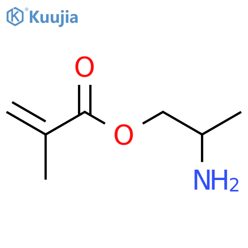 2-Propenoic acid, 2-methyl-, 2-aminopropyl ester structure