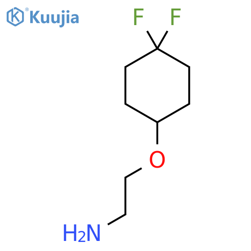 2-(4,4-difluorocyclohexyl)oxyethan-1-amine structure