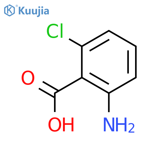 2-Amino-6-chlorobenzoic acid structure