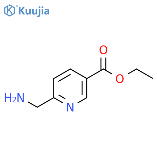 Ethyl 6-(aminomethyl)nicotinate structure