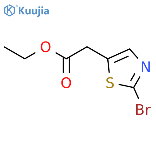 ethyl 2-(2-bromo-1,3-thiazol-5-yl)acetate structure