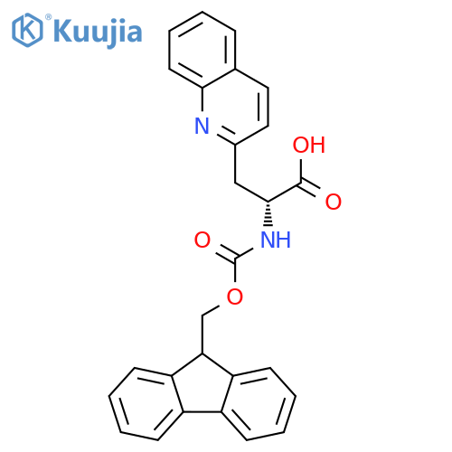 Fmoc-β-(2-quinolyl)-d-ala-oh structure