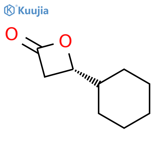 2-Oxetanone, 4-cyclohexyl-, (4S)- structure