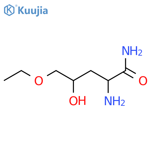 2-amino-5-ethoxy-4-hydroxypentanamide structure