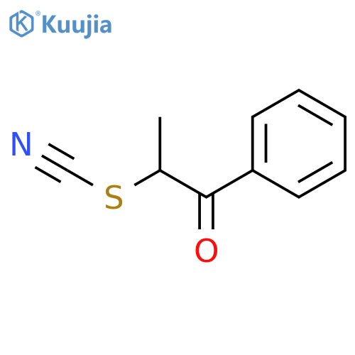 Thiocyanic acid, 1-methyl-2-oxo-2-phenylethyl ester structure