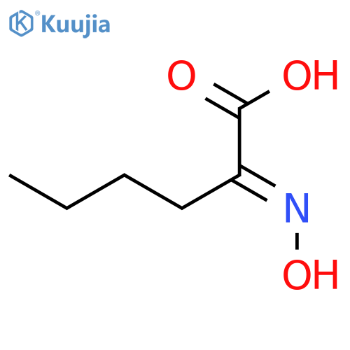 Hexanoic acid,2-(hydroxyimino)- structure