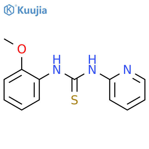 Thiourea, N-(2-methoxyphenyl)-N'-2-pyridinyl- structure