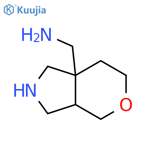 {octahydropyrano3,4-cpyrrol-7a-yl}methanamine structure