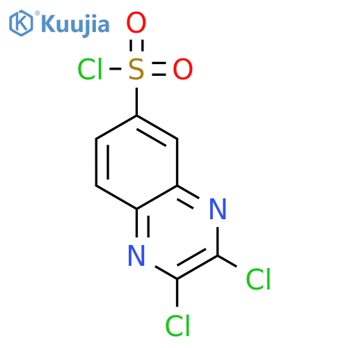 6-Quinoxalinesulfonyl chloride, 2,3-dichloro- structure