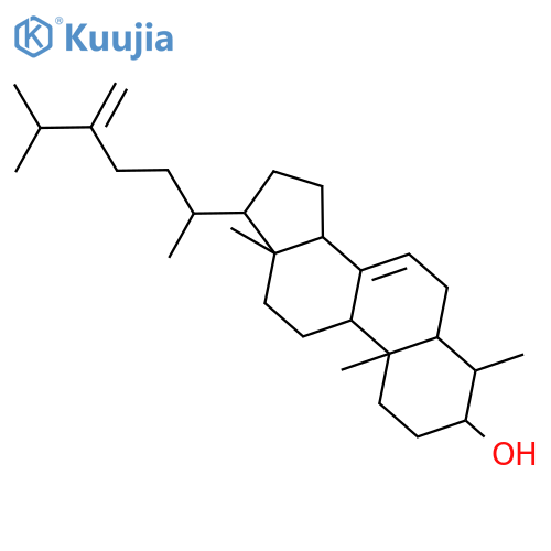(20R)-4alpha-Methyl-24-methylenecholest-7-en-3beta-ol structure