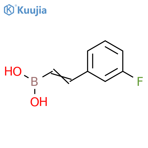 Boronic acid, B-[2-(3-fluorophenyl)ethenyl]- structure