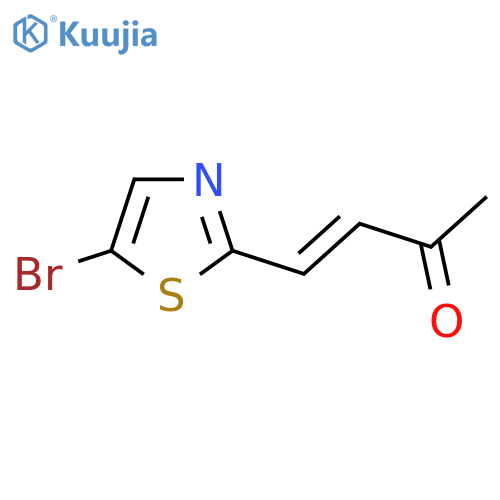 4-(5-bromo-1,3-thiazol-2-yl)but-3-en-2-one structure