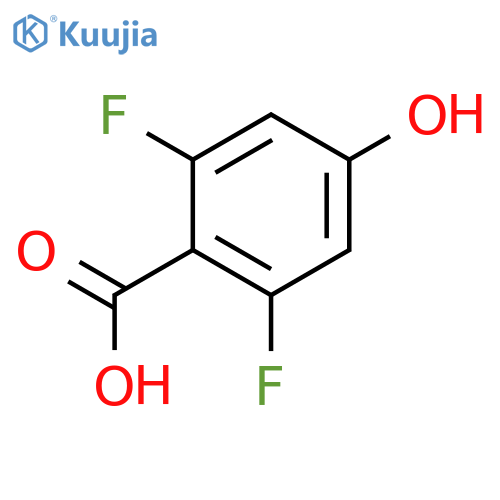 2,6-Difluoro-4-Hydroxybenzoic Acid structure