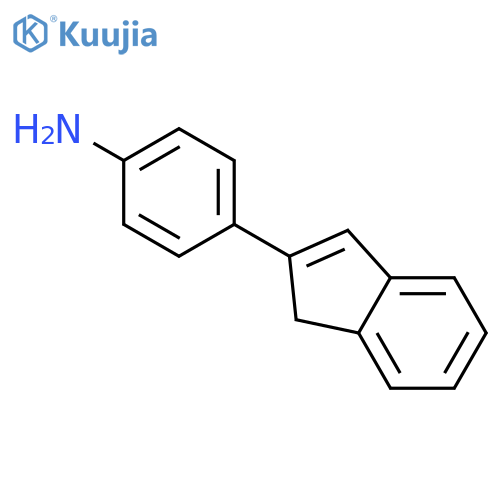 4-(1H-Inden-2-yl)aniline structure