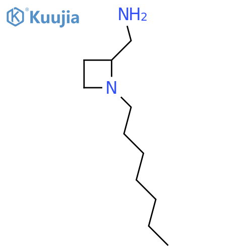 (1-heptylazetidin-2-yl)methanamine structure