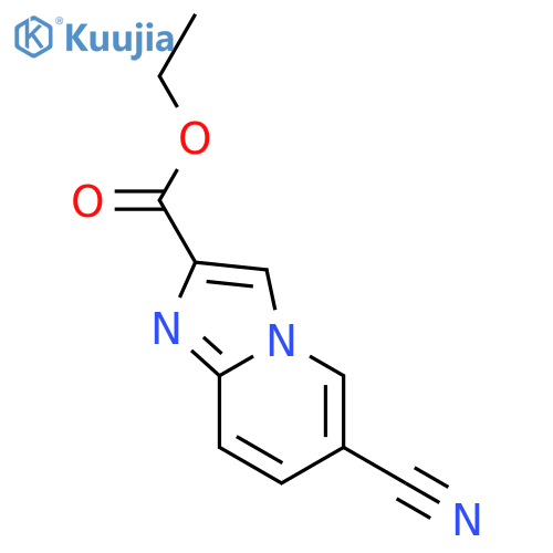 Ethyl 6-Cyanoimidazo1,2-apyridine-2-carboxylate structure