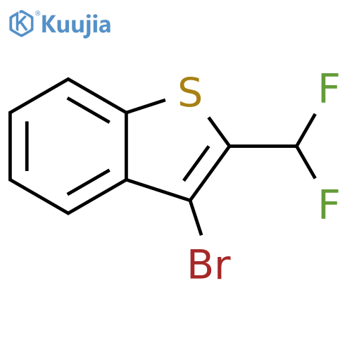 3-Bromo-2-(difluoromethyl)benzothiophene structure