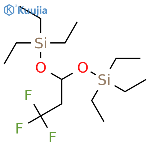1,1,1-Trifluoro-3,3-bis(triethylsiloxy)propane structure