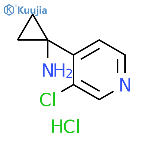 1-(3-Chloro-4-pyridyl)cyclopropanamine hydrochloride structure