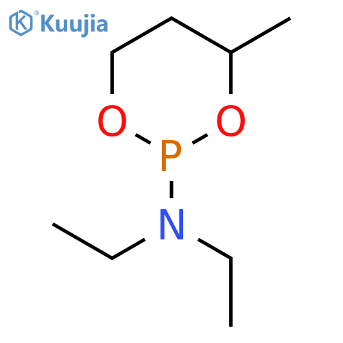 N,N-diethyl-4-methyl-1,3,2-dioxaphosphinan-2-amine structure