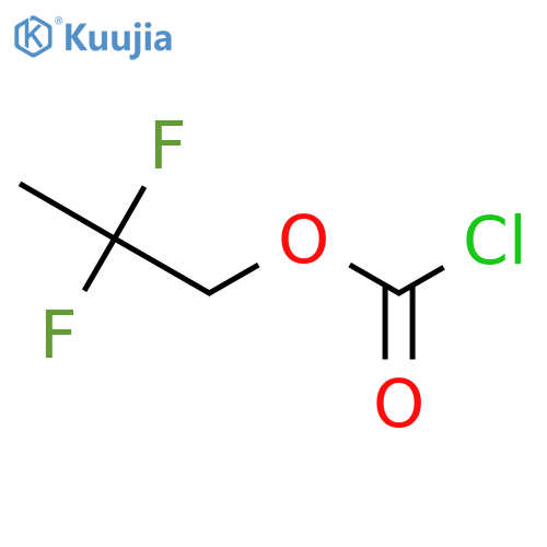 2,2-Difluoropropyl carbonochloridate structure
