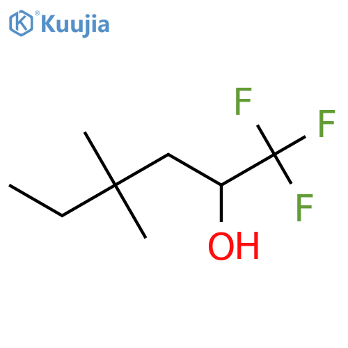 1,1,1-trifluoro-4,4-dimethylhexan-2-ol structure