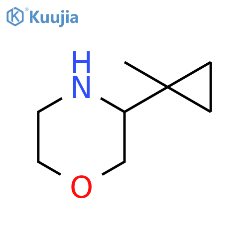3-(1-methylcyclopropyl)morpholine structure