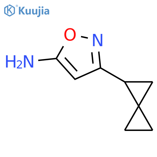 3-{spiro2.2pentan-1-yl}-1,2-oxazol-5-amine structure