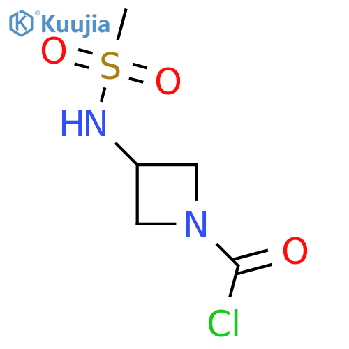 3-methanesulfonamidoazetidine-1-carbonyl chloride structure