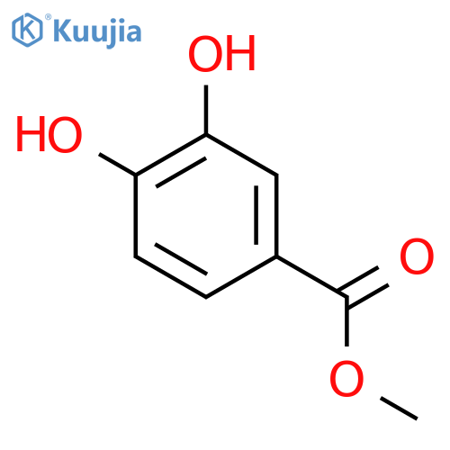 Methyl 3,4-dihydroxybenzoate structure