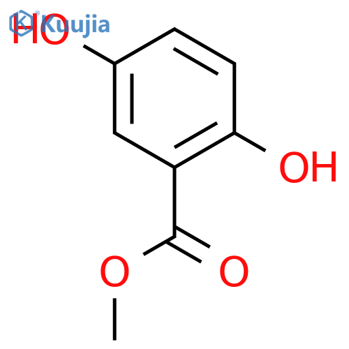 Methyl 2,5-dihydroxybenzoate structure