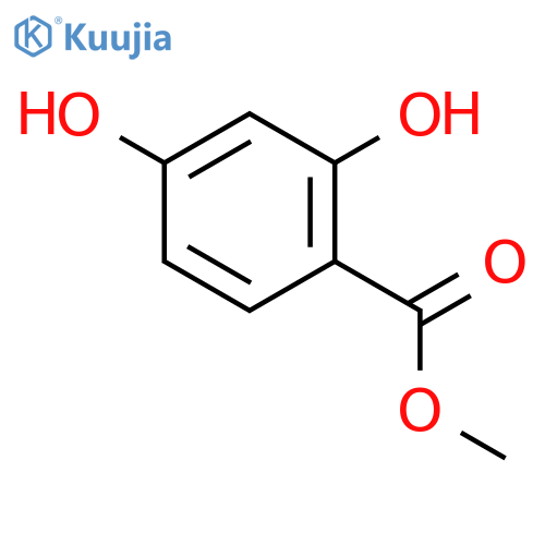 Methyl 2,4-dihydroxybenzoate structure