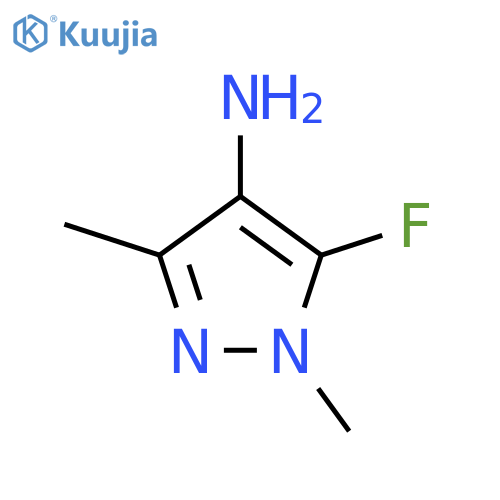 1H-Pyrazol-4-amine, 5-fluoro-1,3-dimethyl- structure