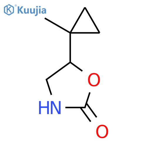 5-(1-methylcyclopropyl)-1,3-oxazolidin-2-one structure