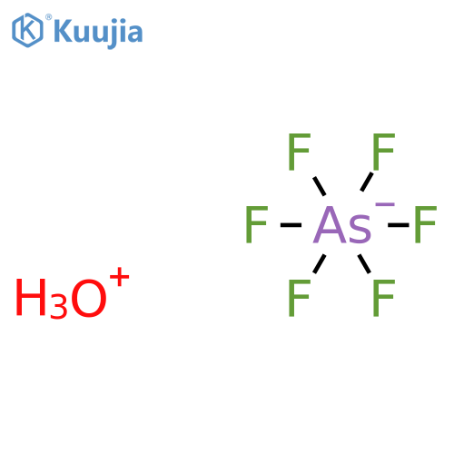 Oxonium hexafluoroarsenate(V) structure