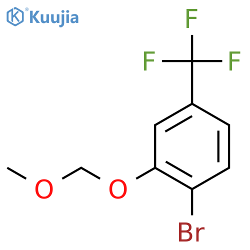 1-Bromo-2-(methoxymethoxy)-4-(trifluoromethyl)benzene structure