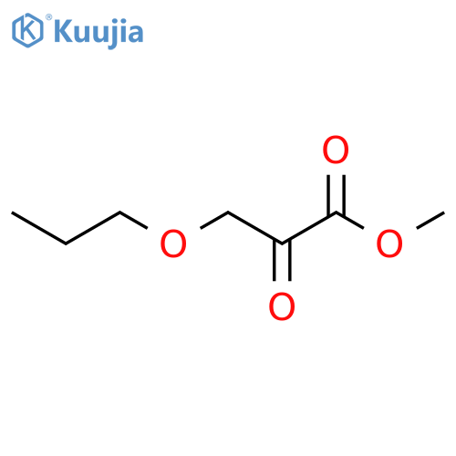 Methyl 2-oxo-3-propoxypropanoate structure