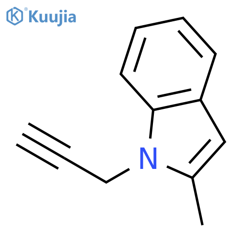 1H-Indole, 2-methyl-1-(2-propynyl)- structure