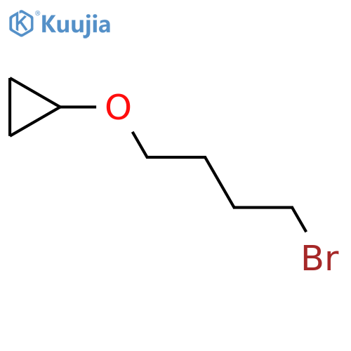 (4-Bromobutoxy)cyclopropane structure