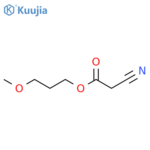 3-Methoxypropyl 2-cyanoacetate structure