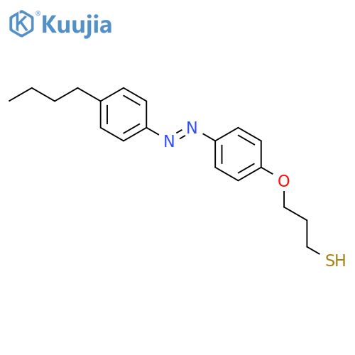 1-Propanethiol, 3-[4-[(4-butylphenyl)azo]phenoxy]- structure