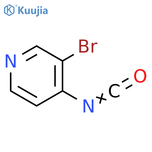 3-bromo-4-isocyanatopyridine structure