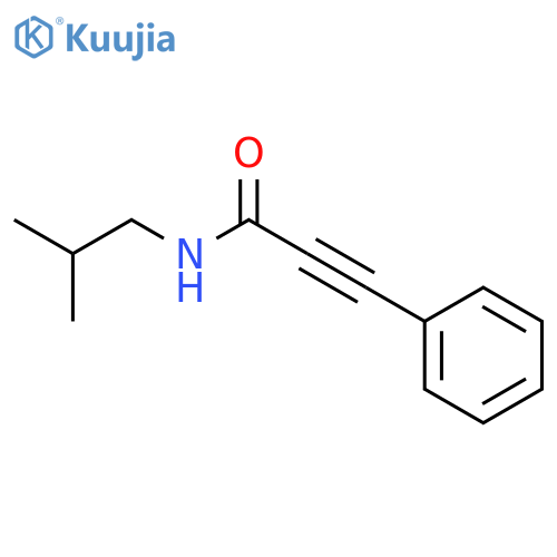 2-Propynamide, N-(2-methylpropyl)-3-phenyl- structure