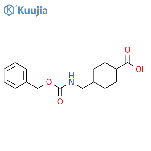 4-({[(BENZYLOXY)CARBONYL]AMINO}METHYL)CYCLOHEXANECARBOXYLIC ACID structure