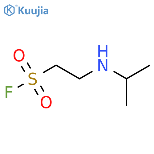 2-(propan-2-yl)aminoethane-1-sulfonyl fluoride structure