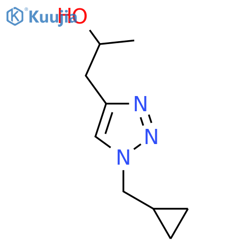 1-1-(cyclopropylmethyl)-1H-1,2,3-triazol-4-ylpropan-2-ol structure