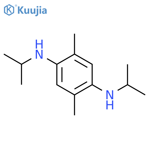2,5-dimethyl-N,N''-di(propan-2-yl)benzene-1,4-diamine structure