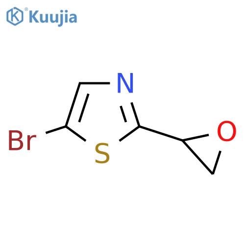 5-bromo-2-(oxiran-2-yl)-1,3-thiazole structure