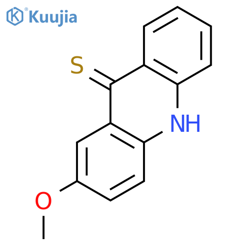 9(10H)-Acridinethione, 2-methoxy- structure